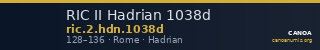 RIC II Hadrian 1038d — CANOA