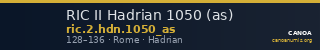 RIC II Hadrian 1050 (as) — CANOA