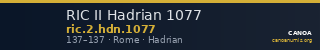 RIC II Hadrian 1077 — CANOA