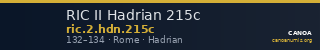 RIC II Hadrian 215c — CANOA