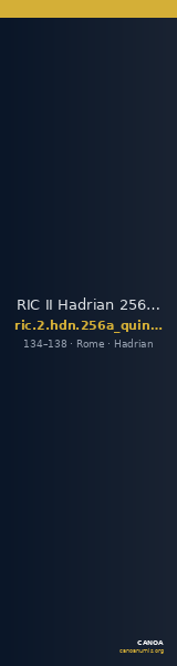 RIC II Hadrian 256a (quinarius aureus) — CANOA
