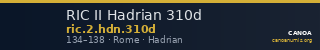 RIC II Hadrian 310d — CANOA