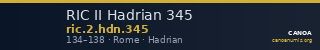 RIC II Hadrian 345 — CANOA