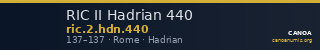 RIC II Hadrian 440 — CANOA