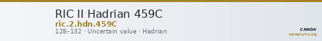 RIC II Hadrian 459C — CANOA
