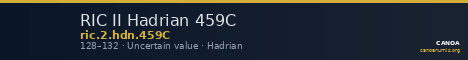 RIC II Hadrian 459C — CANOA