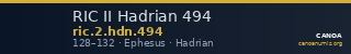 RIC II Hadrian 494 — CANOA