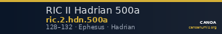 RIC II Hadrian 500a — CANOA