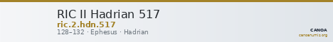 RIC II Hadrian 517 — CANOA