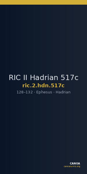 RIC II Hadrian 517c — CANOA