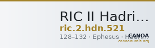 RIC II Hadrian 521 — CANOA