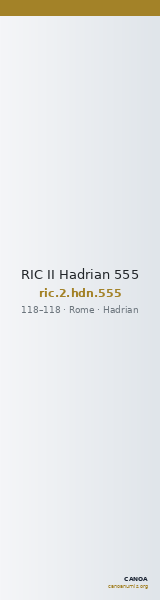 RIC II Hadrian 555 — CANOA