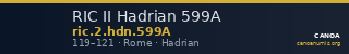 RIC II Hadrian 599A — CANOA