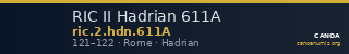 RIC II Hadrian 611A — CANOA
