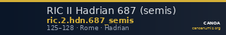 RIC II Hadrian 687 (semis) — CANOA