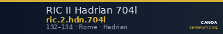 RIC II Hadrian 704l — CANOA