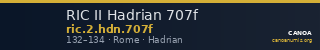 RIC II Hadrian 707f — CANOA