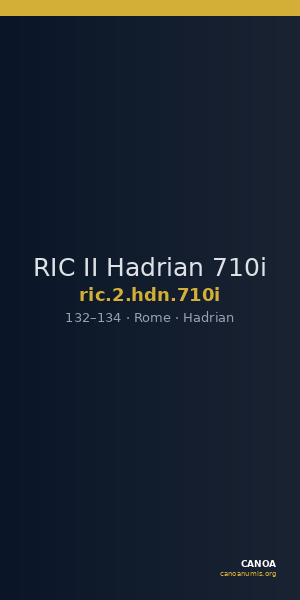 RIC II Hadrian 710i — CANOA