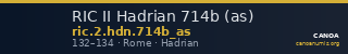 RIC II Hadrian 714b (as) — CANOA