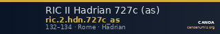 RIC II Hadrian 727c (as) — CANOA