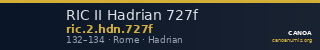 RIC II Hadrian 727f — CANOA