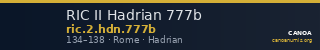 RIC II Hadrian 777b — CANOA