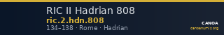 RIC II Hadrian 808 — CANOA
