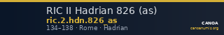 RIC II Hadrian 826 (as) — CANOA