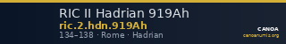 RIC II Hadrian 919Ah — CANOA
