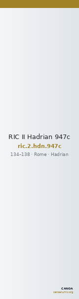 RIC II Hadrian 947c — CANOA
