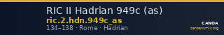 RIC II Hadrian 949c (as) — CANOA