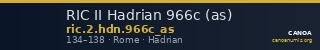 RIC II Hadrian 966c (as) — CANOA
