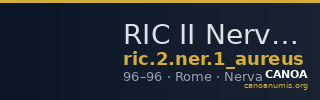 RIC II Nerva 1 (aureus) — CANOA