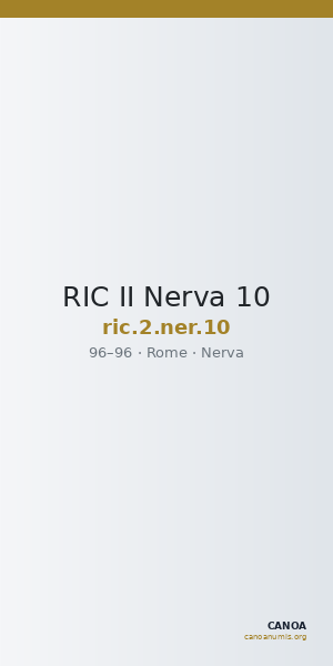 RIC II Nerva 10 — CANOA