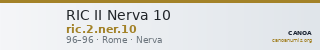 RIC II Nerva 10 — CANOA