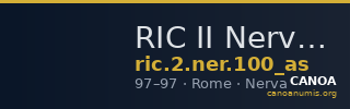RIC II Nerva 100 (as) — CANOA