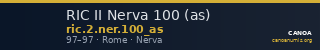 RIC II Nerva 100 (as) — CANOA