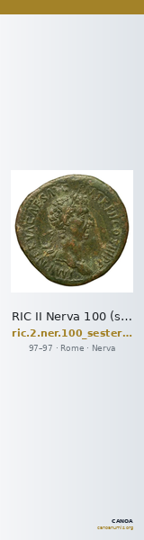 RIC II Nerva 100 (sestertius) — CANOA