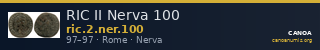 RIC II Nerva 100 — CANOA