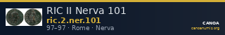 RIC II Nerva 101 — CANOA