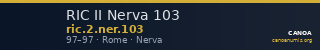 RIC II Nerva 103 — CANOA