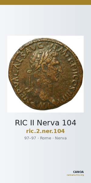 RIC II Nerva 104 — CANOA