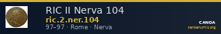 RIC II Nerva 104 — CANOA