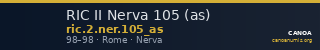 RIC II Nerva 105 (as) — CANOA