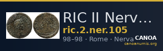 RIC II Nerva 105 — CANOA