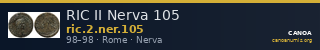 RIC II Nerva 105 — CANOA