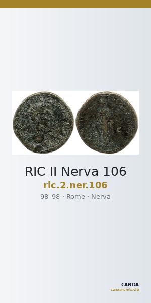 RIC II Nerva 106 — CANOA
