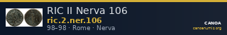 RIC II Nerva 106 — CANOA