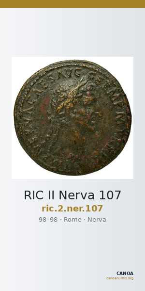 RIC II Nerva 107 — CANOA