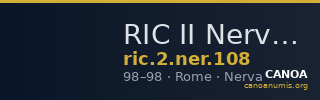 RIC II Nerva 108 — CANOA